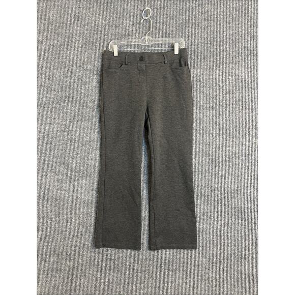 Tapata Womens Ponte Dress Pants Size Medium 8 Charcoal Gray Comfort Stretch - Picture 1 of 8